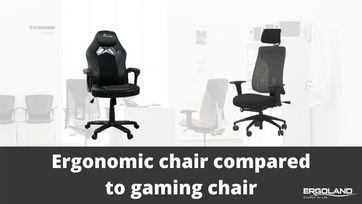 Ergonomic office chair compared to gaming chair